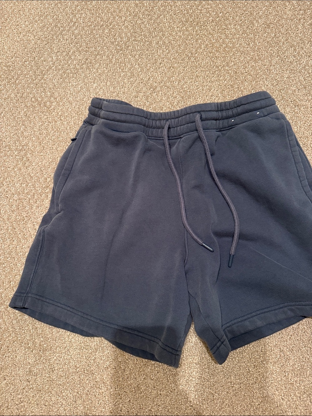 HollisterMen's Navy Athletic Drawstring Shorts